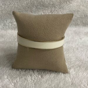 Ann Taylor gold and white bangle bracelet